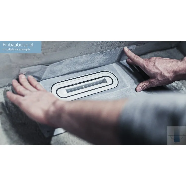 Dušas kanāla reste ACO ShowerDrain S+ Stripe 800mm, 9010.51.01