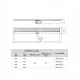 Dušas kanāls ar resti ACO ShowerDrain B 685mm, h-87mm, 9010.78.70