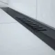 Dušas kanāla reste ACO ShowerDrain S+ Stripe 800mm, melna 9010.51.41