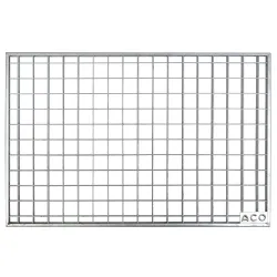 Kājslauķu vanniņas apavu tīrīšanas režģis ACO Varios 30x30mm 600x400 mm