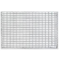 Kājslauķu vanniņas apavu tīrīšanas režģis ACO Varios 9x31mm 1000x500 mm