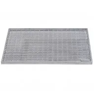 Kājslauķu vanniņas apavu tīrīšanas režģis ACO Varios 9x31mm 750x500 mm