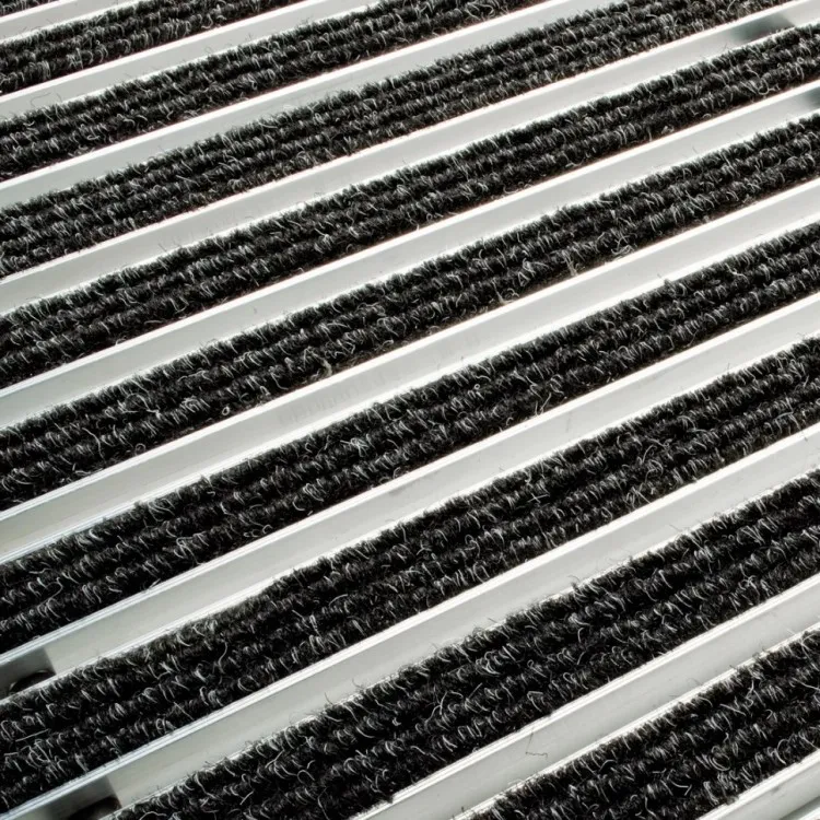 Kājslauķu vanniņas apavu tīrīšanas paklājs ar filca strēmelēm ACO Varios 750x500 mm