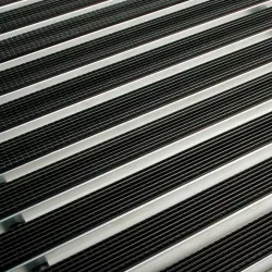 Kājslauķu vanniņas apavu tīrīšanas paklājs ar gumijas strēmelēm ACO Varios 1000x500 mm