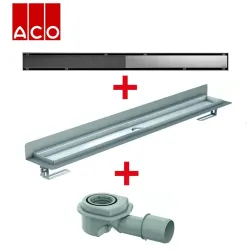 Dušas kanāls ar resti ACO ShowerDrain M 900x84mm, vertikāls atloks