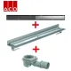 Dušas kanāls ar resti ACO ShowerDrain M 900mm, h-54mm, vertikāls atloks