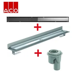 Dušas kanāls ar resti ACO ShowerDrain M 1000x84mm, vertikāls atloks V