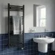 Adax Comfort 500 W elektriskais dvieļu žāvētājs 1300 × 500 mm melns