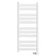 Adax Wave 500 W elektriskais dvieļu žāvētājs 1200 x 500 mm balts