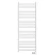 Adax Wave 750 W elektriskais dvieļu žāvētājs 1500 x 500 mm balts