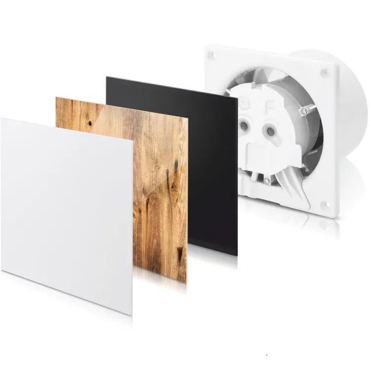 Sadzīves ventilators airRoxy dRim 100 HS BB bez priekšējā paneļa