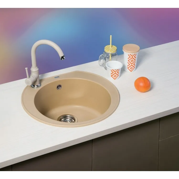 Virtuves izlietne Aqualine Omega 520x480 mm, 36S2501