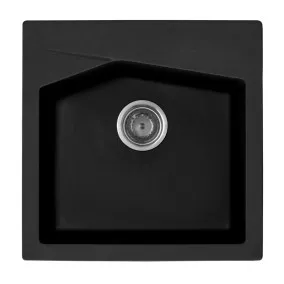Virtuves izlietne Aqualine Quadro 500x500 mm, 36S2101