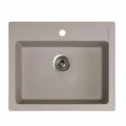 Virtuves izlietne Aqualine Quadro 600x500 mm, 36S2200