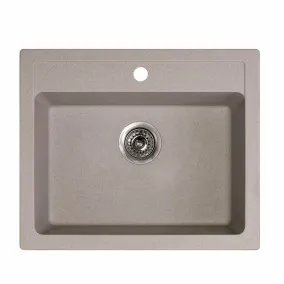 Virtuves izlietne Aqualine Quadro 600x500 mm, 36S2200