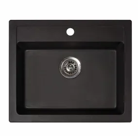Virtuves izlietne Aqualine Quadro 600x500 mm, 36S2201