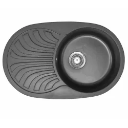 Virtuves izlietne Aqualine Venera Plus 780x500 mm, 36S1301