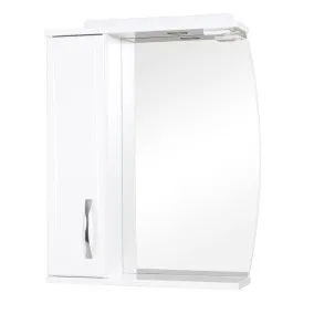 Vannas istabas skapītis ar spoguli Akvarodos DECOR 65cm L