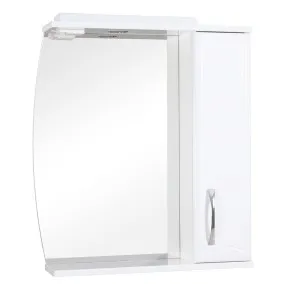 Vannas istabas skapītis ar spoguli Akvarodos DECOR 70cm R