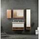 Spogulis ar plauktu un LED apgaismojumu Akvarodos EDDA 60x70cm