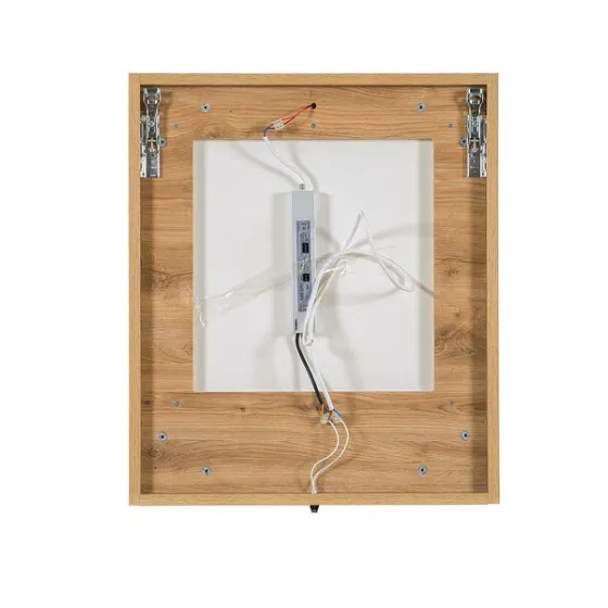 Spogulis ar plauktu un LED apgaismojumu Akvarodos EDDA 80x70cm
