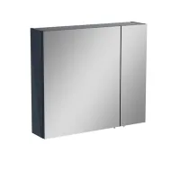 Vannas istabas skapītis ar spoguli Vitra Mia 80 cm, antracīts