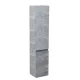 Vannas istabas augstais skapis Akvarodos VINTAGE BETON 165x35cm