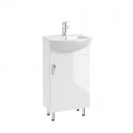 Vannas istabas skapītis ar izlietni Trance Tomaso 45cm, balts