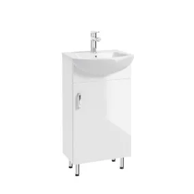 Vannas istabas skapītis ar izlietni Trance Tomaso 45cm, balts
