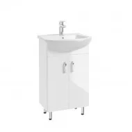 Vannas istabas skapītis ar izlietni Trance Tomaso 50cm, balts
