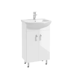 Vannas istabas skapītis ar izlietni Trance Tomaso 50cm, balts