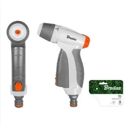 Bradas White Line Water Click Regulējama laistīšanas pistole, 3 režīmi, WL-EN51M