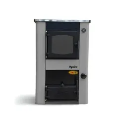 ABC Proizvod CONCEPT 2 HYDRO MINI centrālapkures plīts 21 kW, pelēka