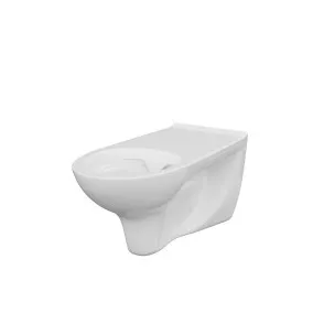 Invalīdu tualetes pods piekaramais Cersanit Etiuda Rimless bez vāka, pagarināts, balts