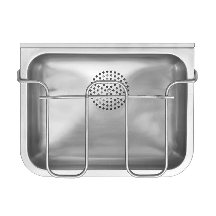 Saimniecības izlietne Contura Steel CU44 441x338 mm, ar režģi