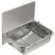 Saimniecības izlietne Contura Steel CU44 441x338 mm, ar režģi