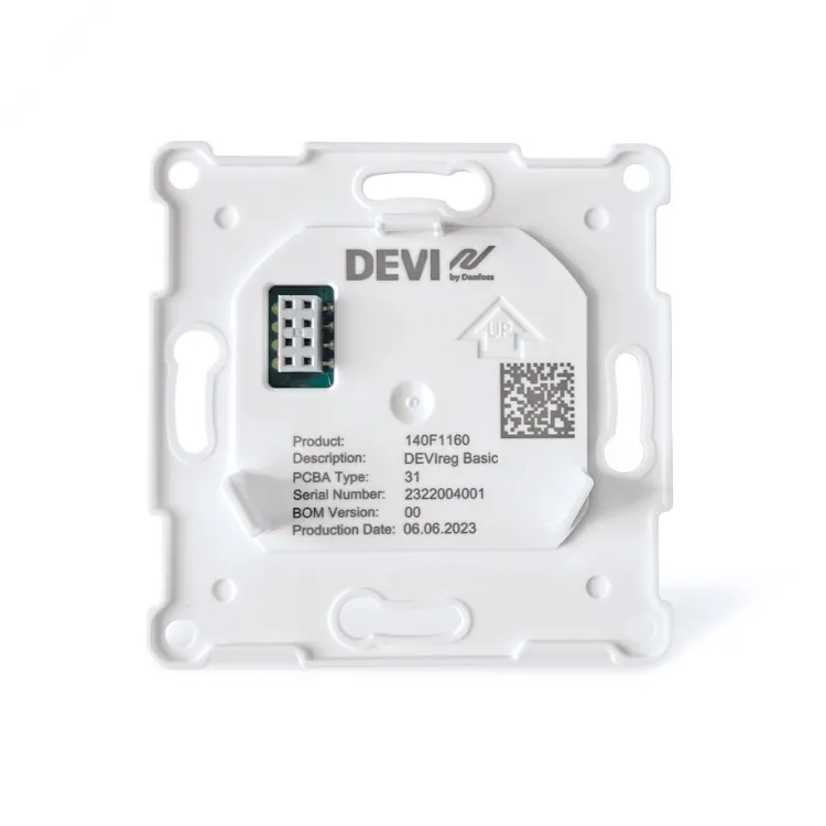 Zemapmetuma termoregulators DEVIreg Basic, Sensora, Bluetooth 140F1164