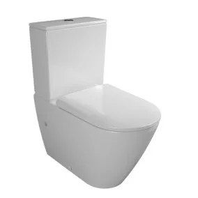 Tualetes pods Duravit DuraSola Rimless ar Soft Close vāku