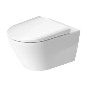 Tualetes pods piekaramais Duravit D-NEO Rimless ar Soft Close vāku, 45770900A1