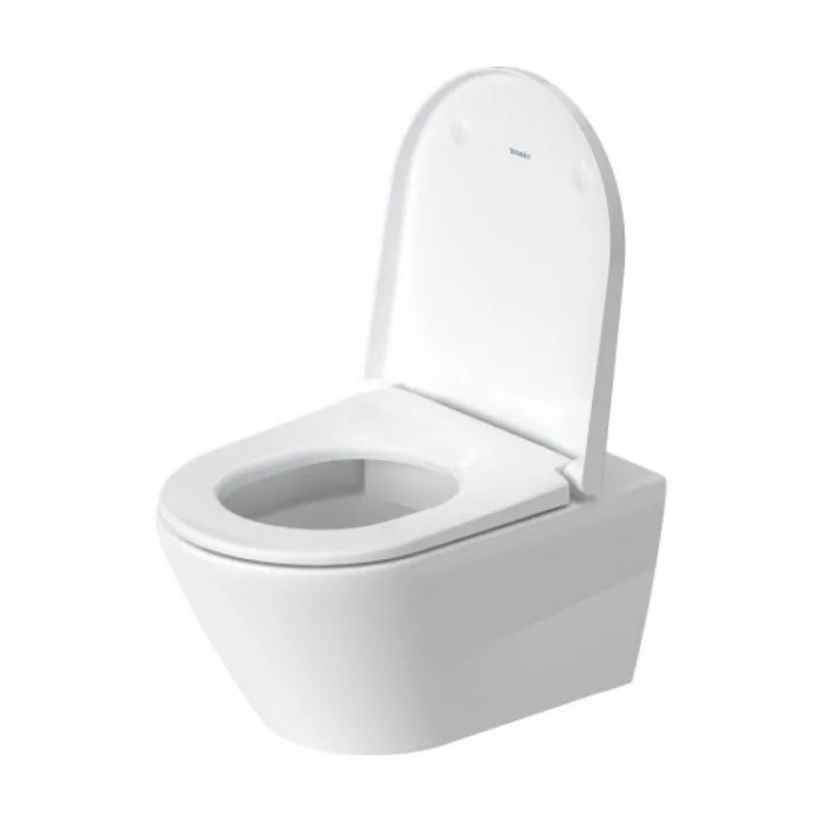 Tualetes pods piekaramais Duravit D-NEO Rimless ar Soft Close vāku, 45770900A1