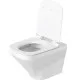 Tualetes pods piekaramais Duravit DuraStyle Rimless ar Soft Close vāku, 45510900A1