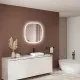 Duschy LED vannas istabas spogulis 80×80 cm ar LED apgaismojumu