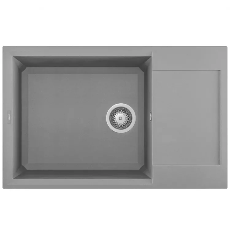 Virtuves izlietne Elleci Easy-310 79x50cm, pelēka