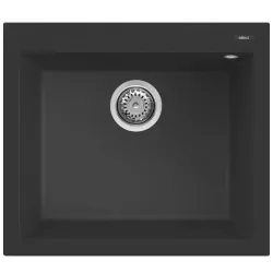 Virtuves izlietne Elleci QUADRA 105 57x50cm, melna