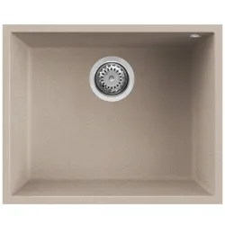 Virtuves izlietne Elleci Quadra-105 540x440 mm, pabūvējama, beige