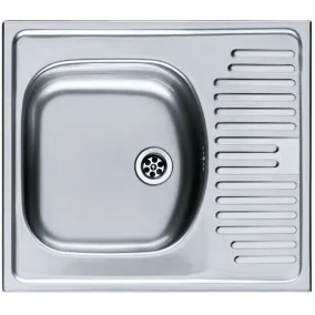 Virtuves izlietne FRANKE Eurostar 58x51 cm, ETN 611-58 ar ventili