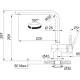 Virtuves izlietnes maisītājs FRANKE ATLAS NEO SENSOR, 115.0625.525
