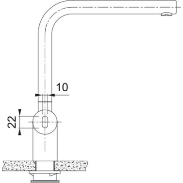 Virtuves izlietnes maisītājs FRANKE ATLAS NEO SENSOR, 115.0625.525