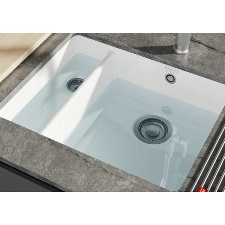 Virtuves izlietne Franke KUBUSX 54.5x45.4 cm, KXK 160-37-12, balta