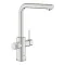 Virtuves izlietnes maisītājs ar izvelkamu izteku Grohe Blue Pure Minta, tērauds 30590DC0